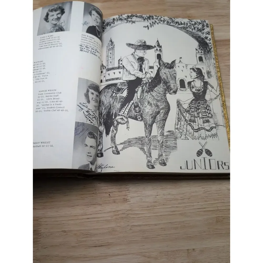 1952 Class Yearbook The Yucca Tucumcari New‎ Mexico High School